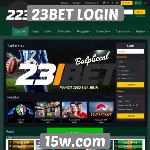 Facilidade de navegação no site 23BET LOGIN